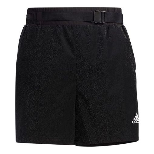 (WMNS) adidas Str Shorts Wv Woven Sports Solid Color Black GP0644