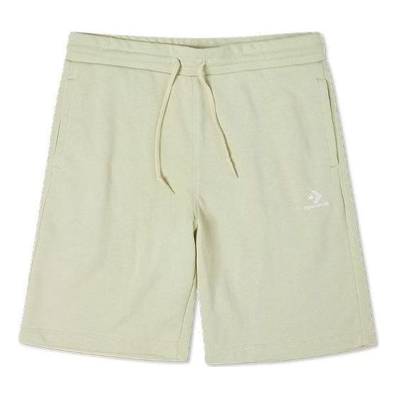 Converse GO TO Embroidered Star Chevron Standard-Fit Fleece Shorts 'Green' 10019926-A16