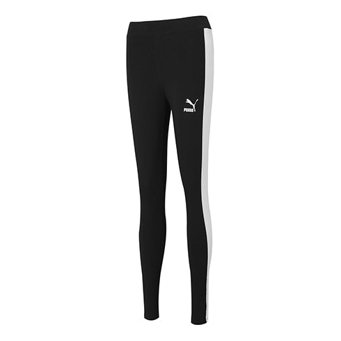 (WMNS) PUMA Classic T7 Pants 'Black' 599973-01