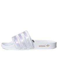 (WMNS) adidas originals Adilette Satin Embroidered Slippers EG5162