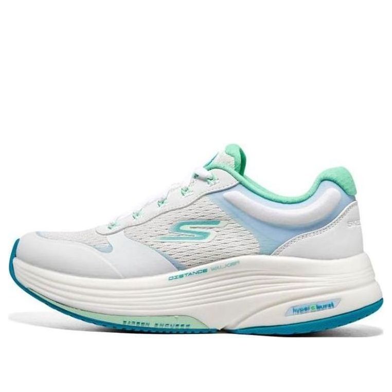 (WMNS) Skechers Go Walk Distance Walker 'White Aqua' 125130-WAQ