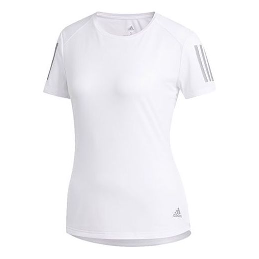 (WMNS) adidas OWN THE RUN TEE Running Sports Short-sleeve Tee White FM5812
