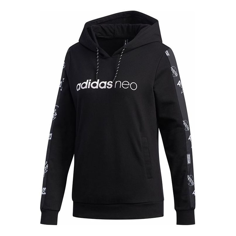(WMNS) adidas Neo FAV Hoodies 'Black' FK6928