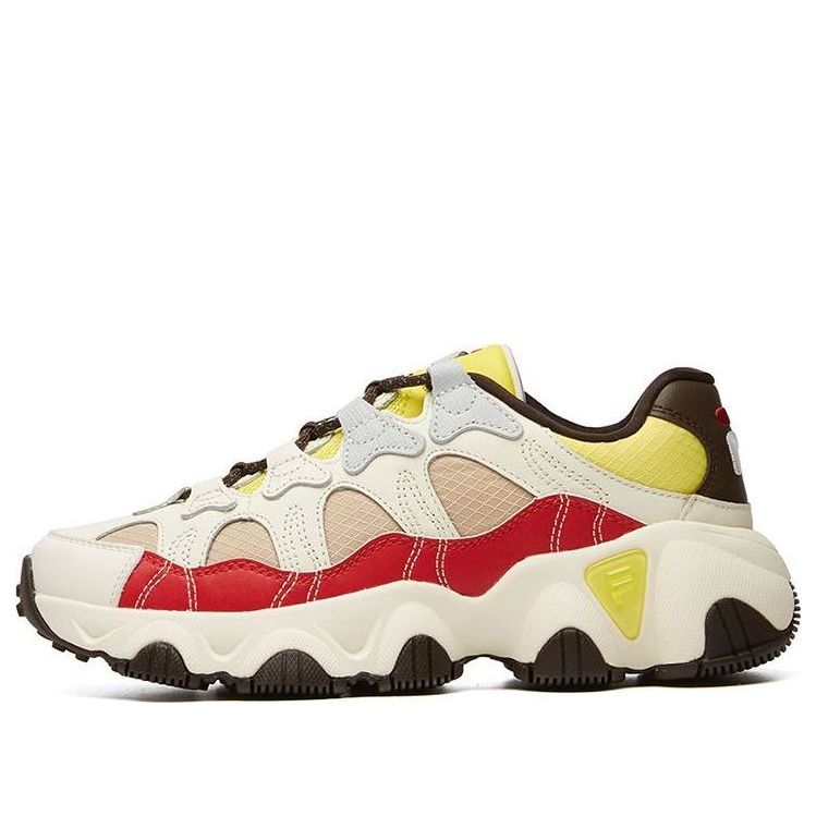 (WMNS) FILA Jagger Low Running Shoes White/Red/Yellow F12W041419FGM