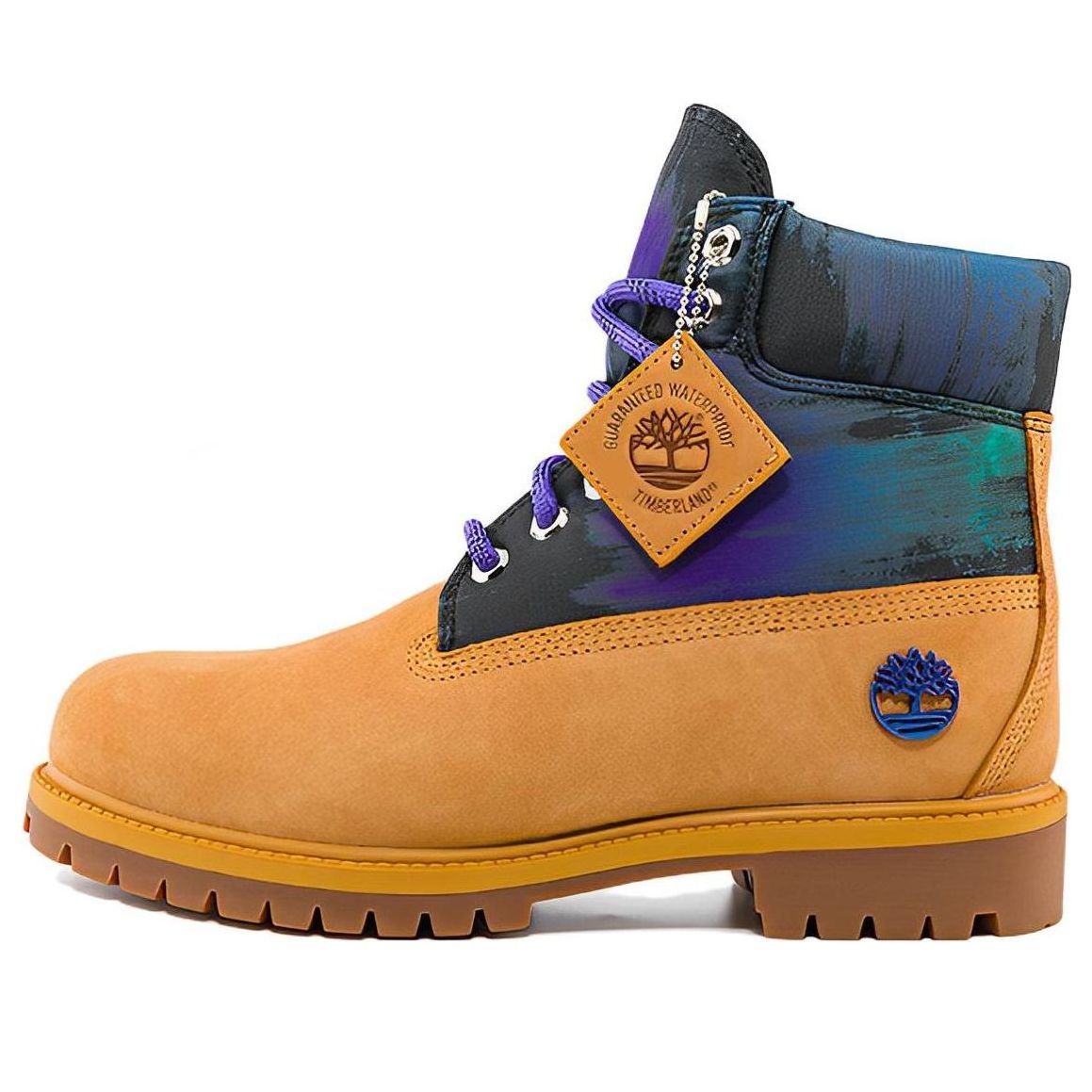 Timberland Heritage 6 Inch Waterproof Boot 'Wheat Nubuck with Print' A2M5V