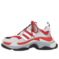 Balenciaga x adidas Triple S Sneakers 'White Grey Red' 712821W2ZB46121