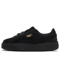 (WMNS) PUMA Platform Velvet 'Black Gold' 373935-01