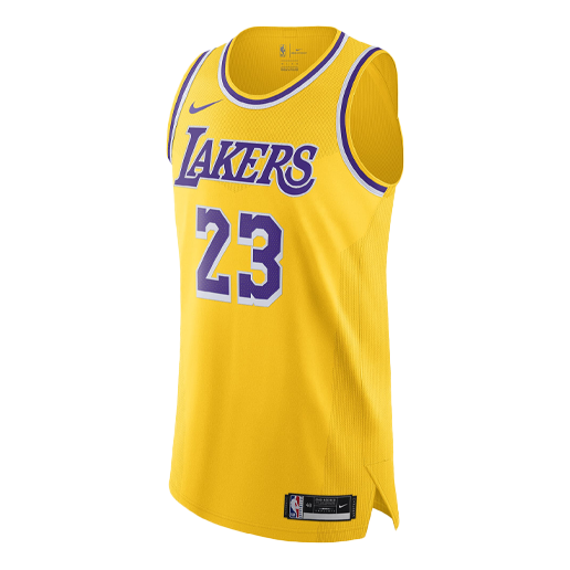 Nike x NBA Lakers LeBron James Jerseys 'Yellow' CW3448-729
