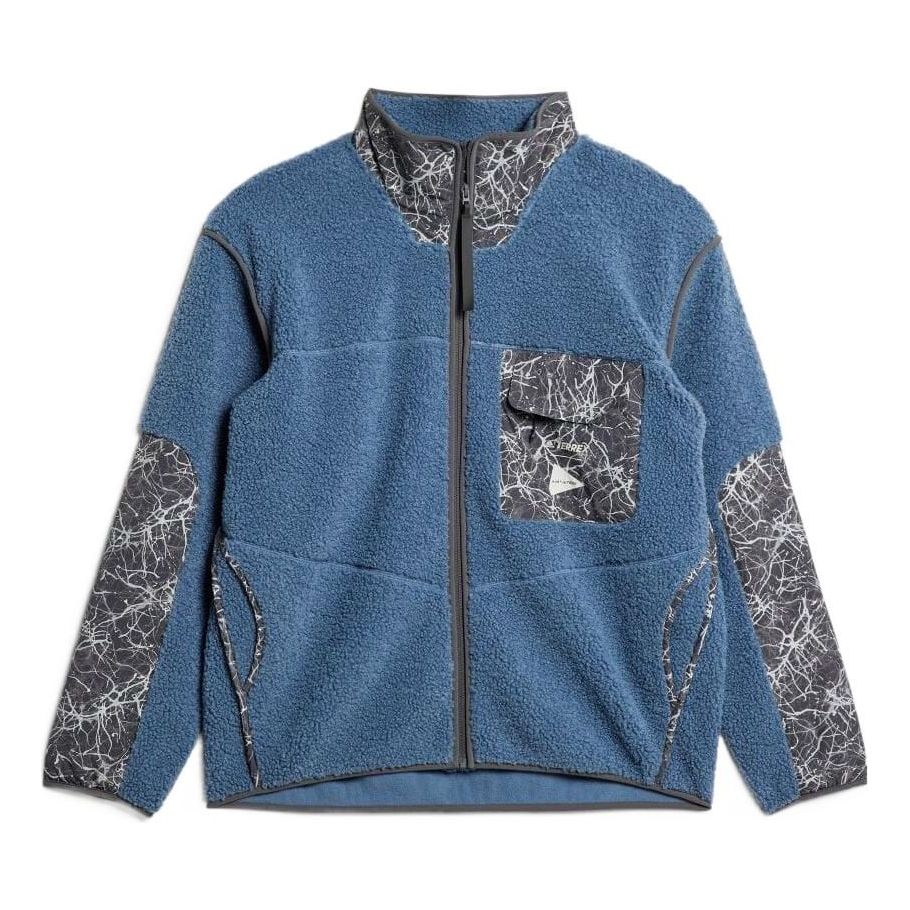 adidas Terrex x And Wander Fleece Jacket 'Wonder Steel' HN6935