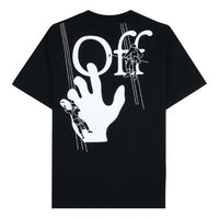 Off-White Pattern Printing Short Sleeve Black OMAA038E20JER0011001