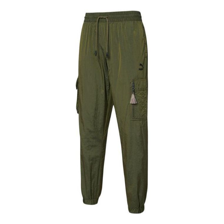 PUMA Paisley Cargo Pant 'Olive Green' 534975-94