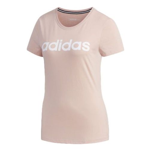 (WMNS) adidas neo Round Neck Sports Short Sleeve Pink FP7875