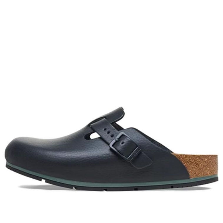 Birkenstock Boston Pro Natural Leather Sandals 'black' 1025979