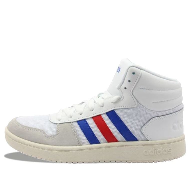 adidas Hoops 2.0 Mid 'White Royal Scarlet' FW8252