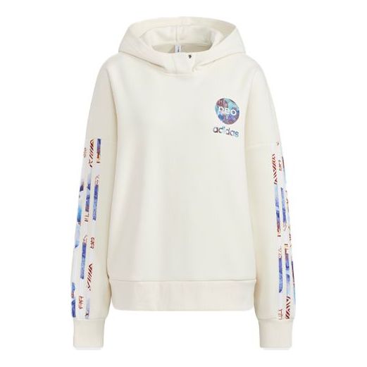 (WMNS) adidas Neo CNY Hoodies 'White' HM7483