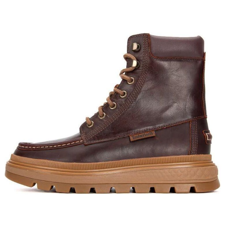 (WMNS) Timberland Ray City Moc Toe Chukka Boots 'Brown Regenerative Leather' A5M3YD57