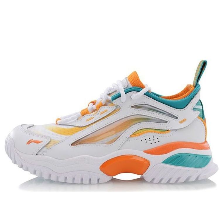 (WMNS) Li-Ning Aurora Windwalker x Gilr Bad Five 'White Orange' AGLP108-1