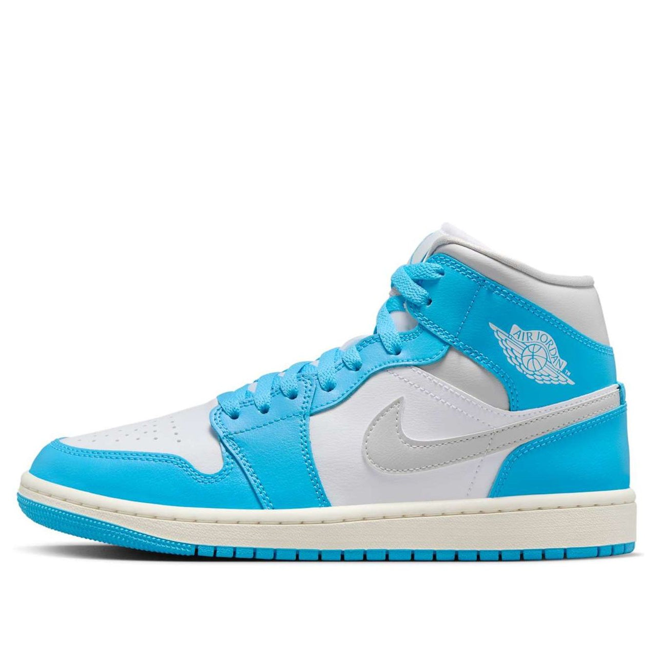 (WMNS) Air Jordan 1 Mid 'Dark Powder Blue' BQ6472-400