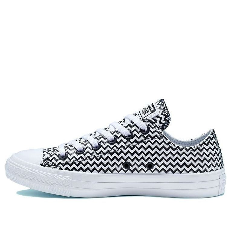 (WMNS) Converse Chuck Taylor All Star Mission-V Low Top Black White Wave Pattern 'Black White' 565367C