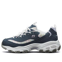 (WMNS) Skechers D'lites 1.0 Blue/White 13144-NVW