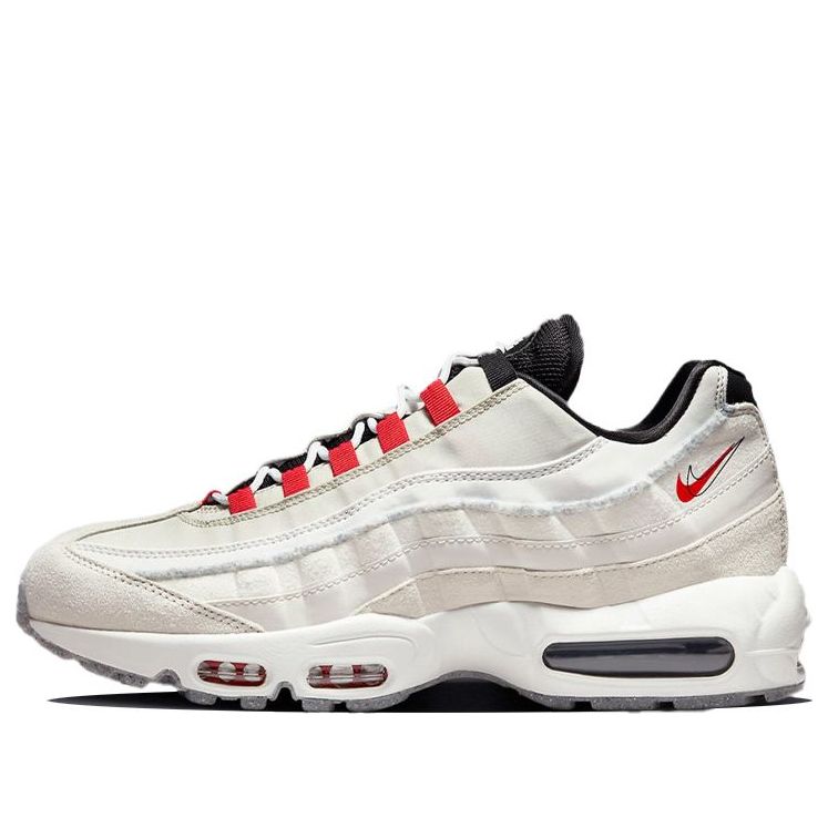 Nike Air Max 95 SE 'Double Swoosh - Light Bone Habanero Red' DQ0268-002