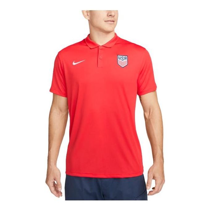 Nike U.S. Victory Dri-FIT Soccer Polo Shirt 'Red' DV2049-688