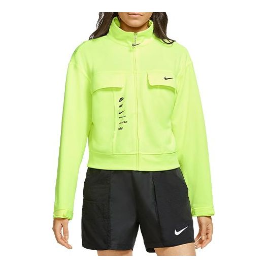 (WMNS) Nike Sportswear Swoosh Jacket Yellow CU5679-702