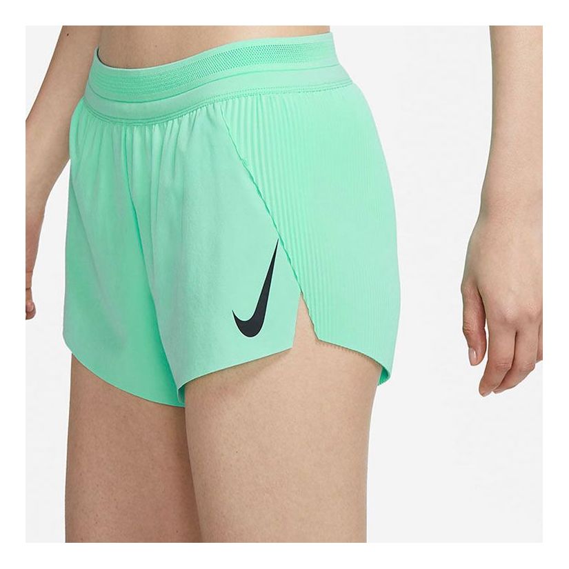 (WMNS) Nike Aero Swift Side Forked Gym Running Sports Shorts Mint Green CZ9399-342