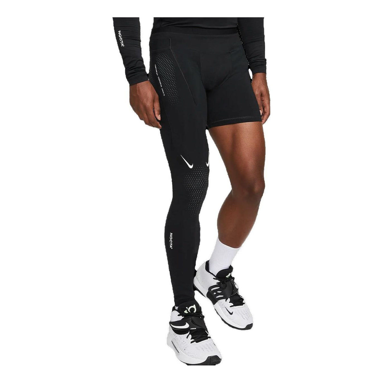 Nike x NOCTA Drake NRG Essential Right Single Leg Tights 'Black' DN0004-010
