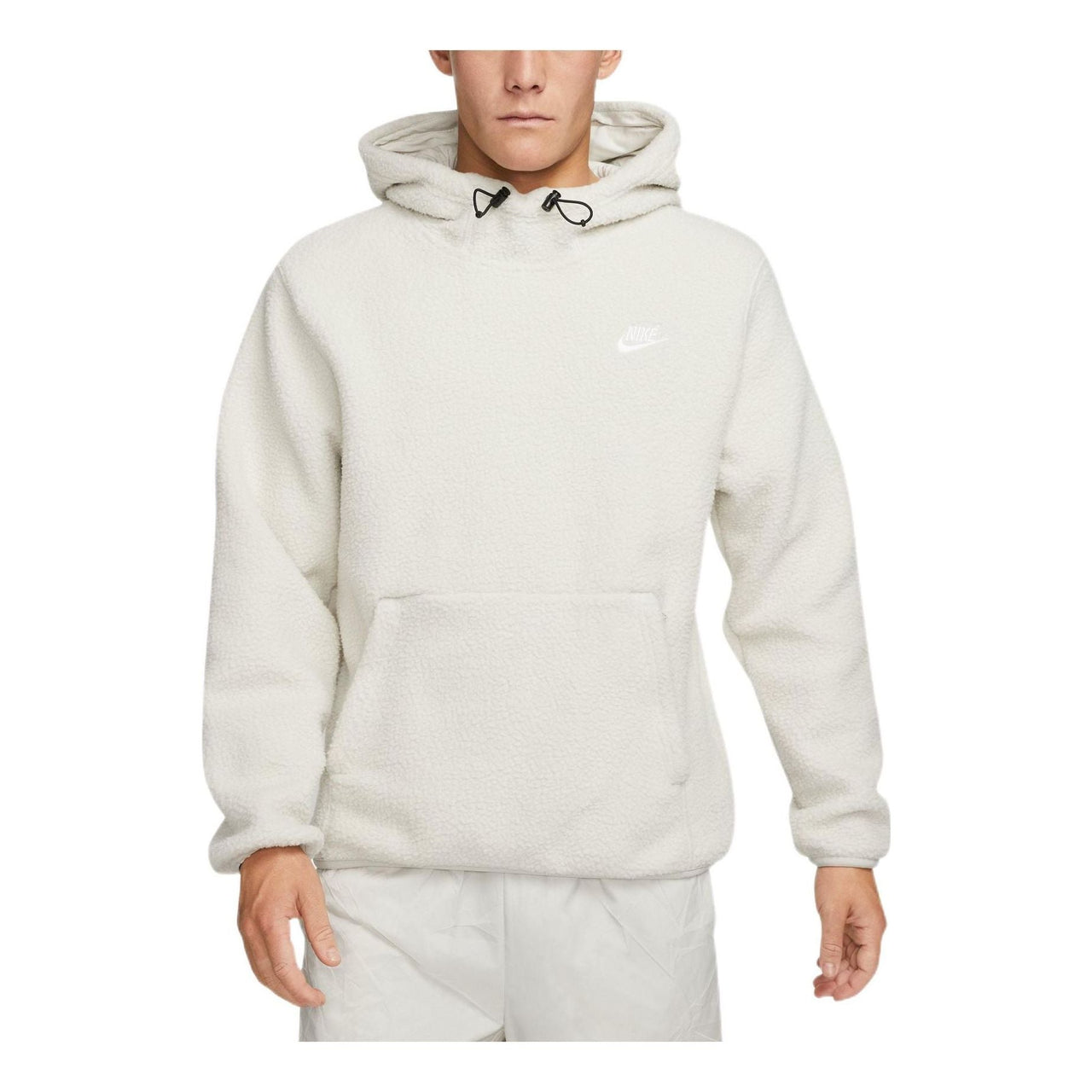 Nike fleece hooded jacket 'White' DV8155-072