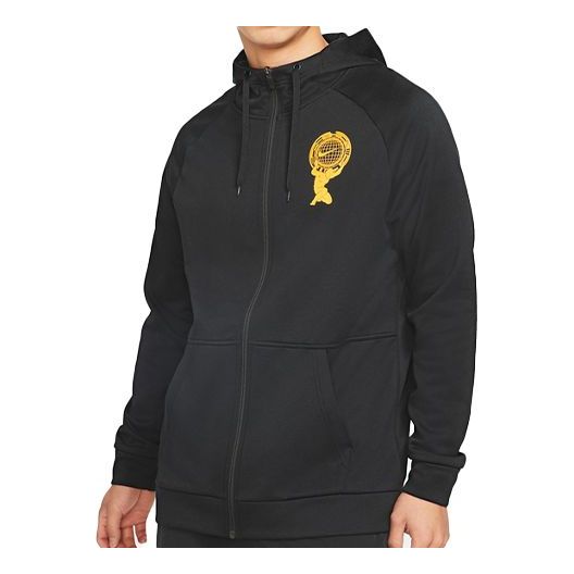 Nike Therma Full-length zipper Cardigan Training hoodie Black CV7734-010
