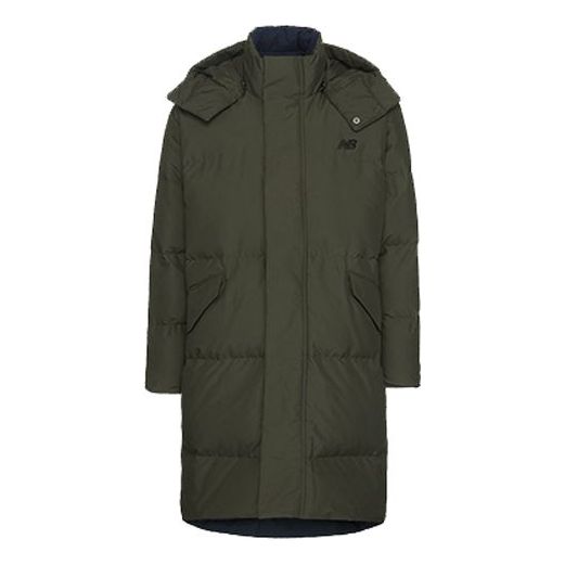 New Balance Reversible Long Puffer Jacket 'Green' NP847021-KH