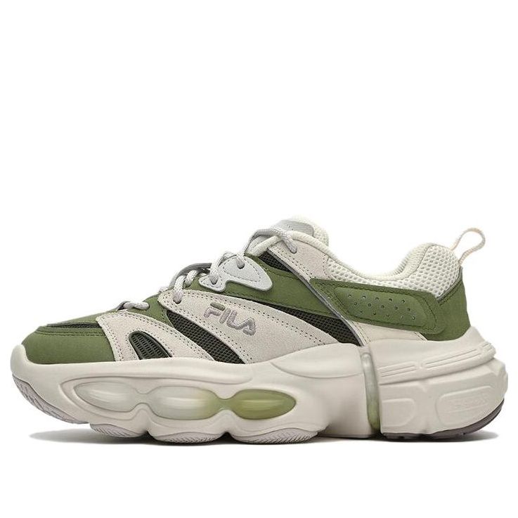 (WMNS) FILA Disruptor Low Sneakers 'White Green' F12W342109FJL