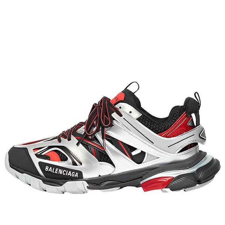 Balenciaga Track Sneaker 'Black Red Silver' 542023W2FSA1169