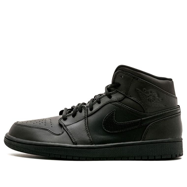 Air Jordan 1 Mid 'Black White' 554724-034