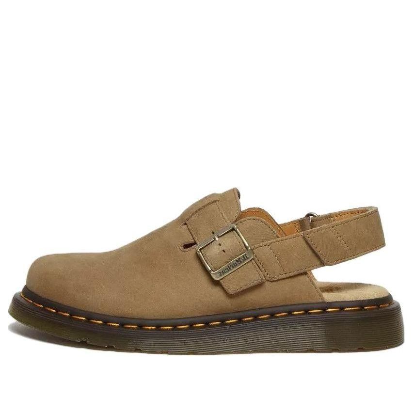 Dr. Martens Jorge II Tumbled Nubuck Leather Slingback Mules 'Tan' 31568439
