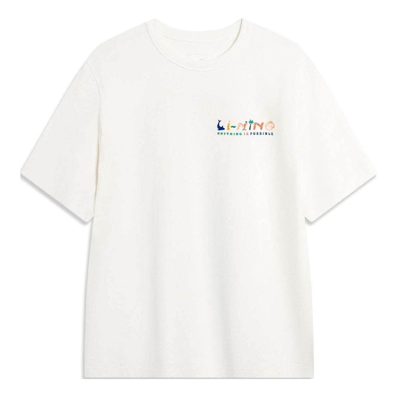 Li-Ning Anything Is Possible Graphic T-shirt 'White' AHSU307-4