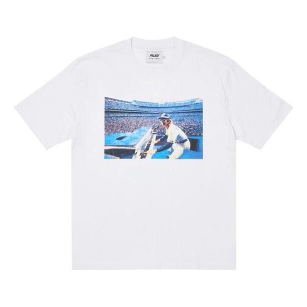 Palace Elton John P-iano T-shirt 'White' RN150137