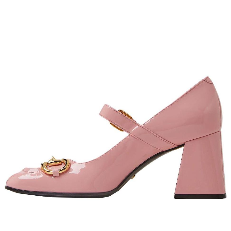 (WMNS) Gucci Mid-heel Pump With Horsebit 'Rose' 694855-BNC00-5815