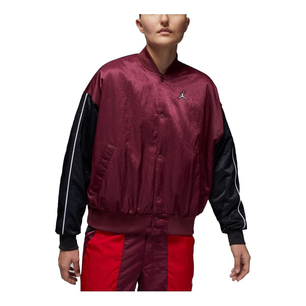 (WMNS) Air Jordan Flight Renegade Jacket 'Cherrywood Red' DV1414-645