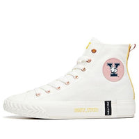 (WMNS) ANTA x Yale Hight Top Canvas Shoes 'Cream White' 122028650-8