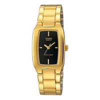 CASIO Stainless Steel Strap Quartz Waterproof Black Dial Black Analog LTP-1165N-1C