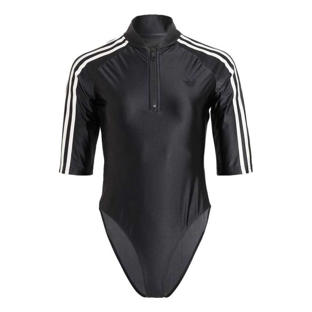 (WMNS) adidas Blue Version Bodysuit 'Black' IL8520