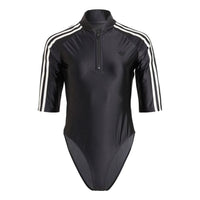 (WMNS) adidas Blue Version Bodysuit 'Black' IL8520