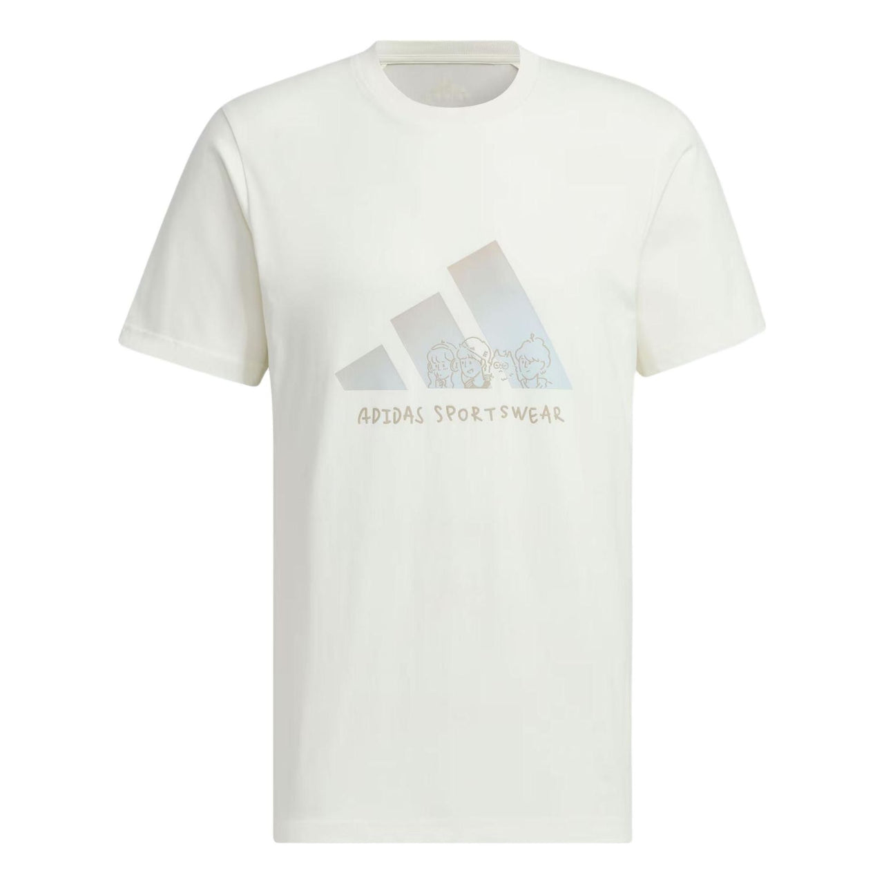 adidas Graphic T-Shirt Asia Sizing 'White' JP4584
