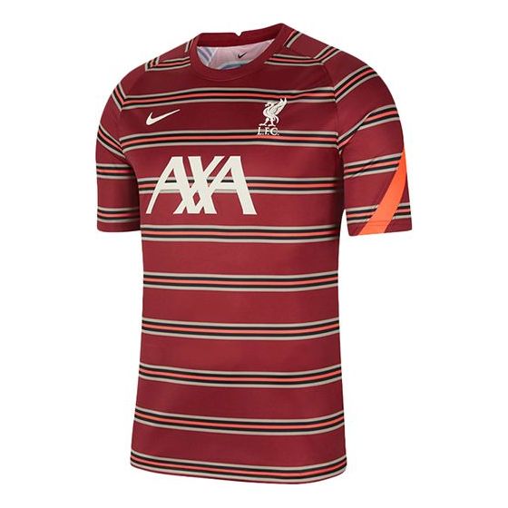 Nike Liverpool F.C. Pre-Match Short-Sleeve Football Top 'Team Red Bright Crimson Fossil' DB0254-678