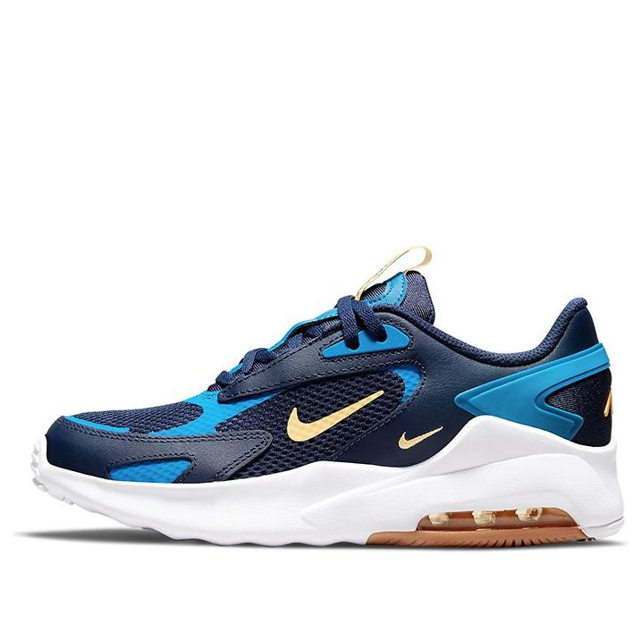 (GS) Nike Air Max Bolt Breathable Non-Slip Wear-resistant Low Tops Deep Blue CW1626-401