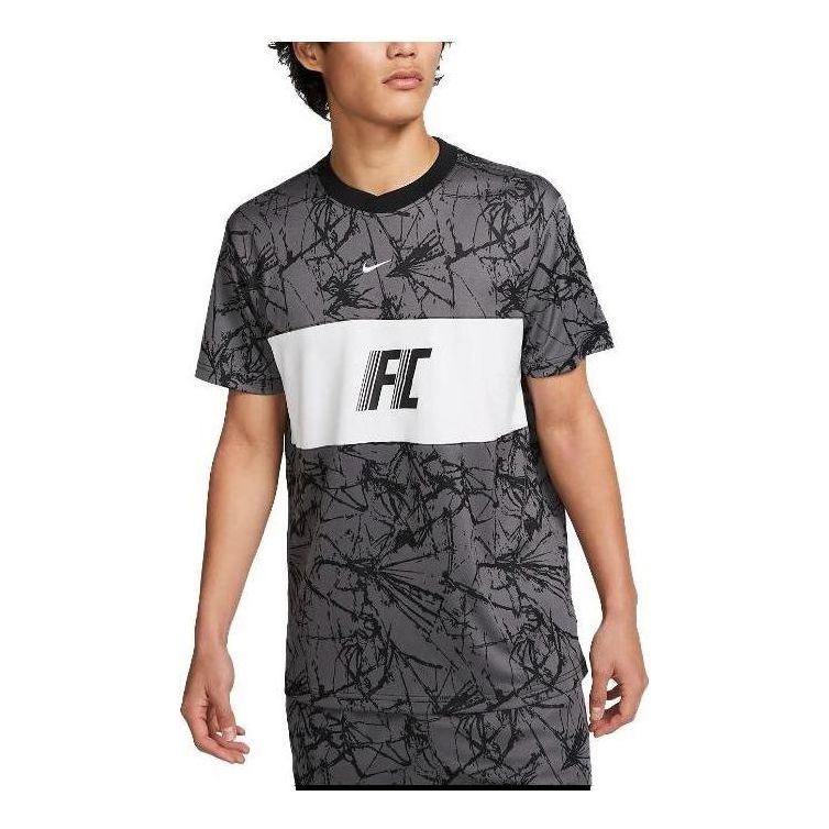 Nike FC Dri-FIT Jersey 'Black Grey' DV9770-068