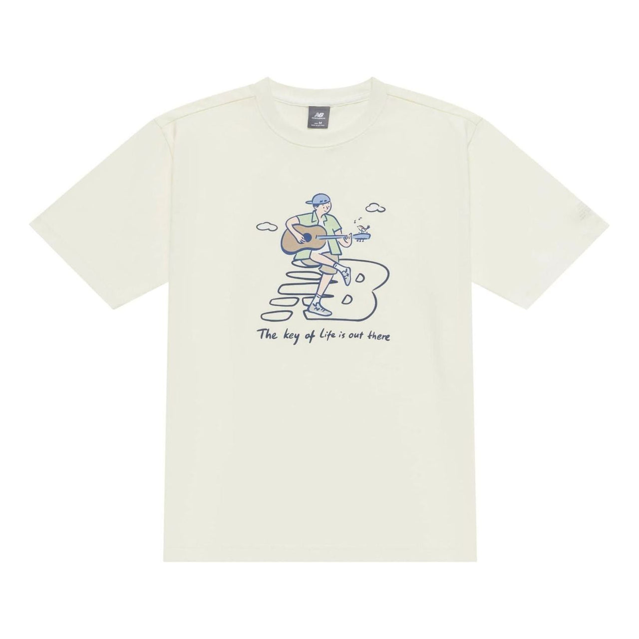 New Balance x PK Guitar Graphic T-Shirt 'Ivory' NEE26021-IV