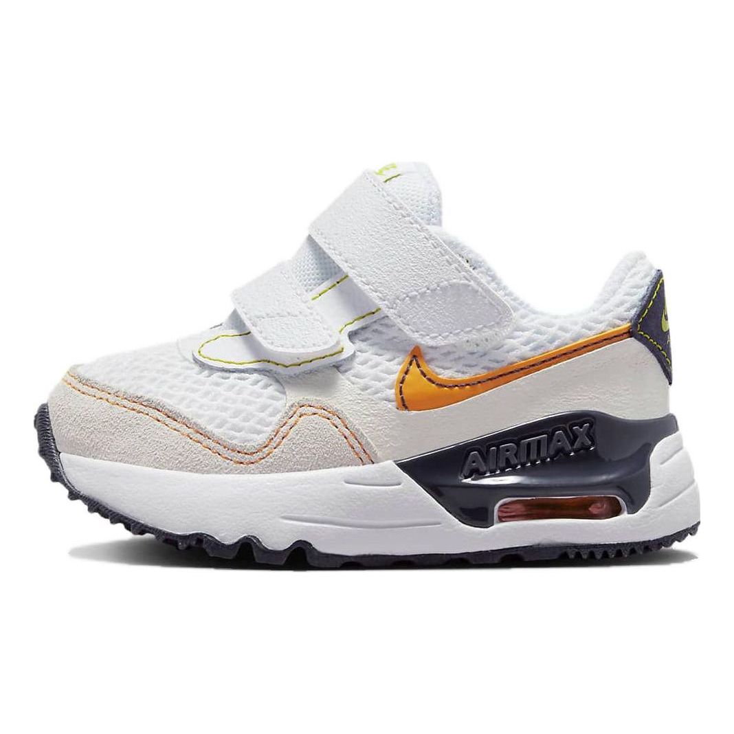 (TD) Nike Air Max SYSTM 'White Sail Vivid Orange' DQ0286-109